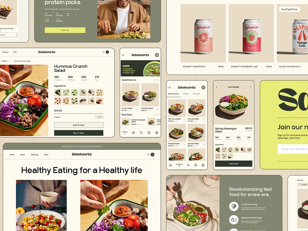 Saladworks Online Vegan Food Vendors